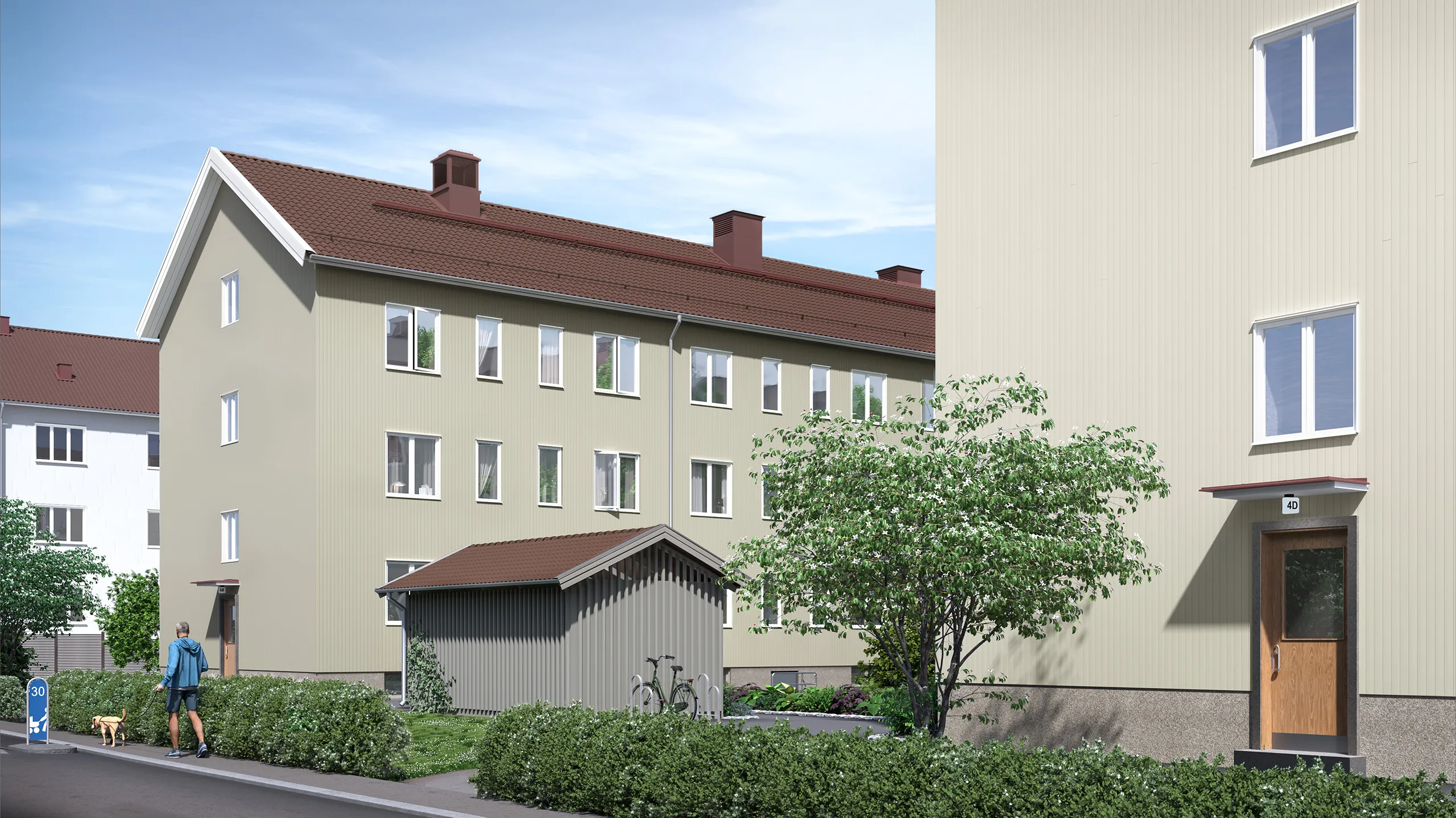 Renoveringa av fyra landshövdingehus i Kungsladugård, Generalkonsult Radar arkitektur. Klimatberkningar